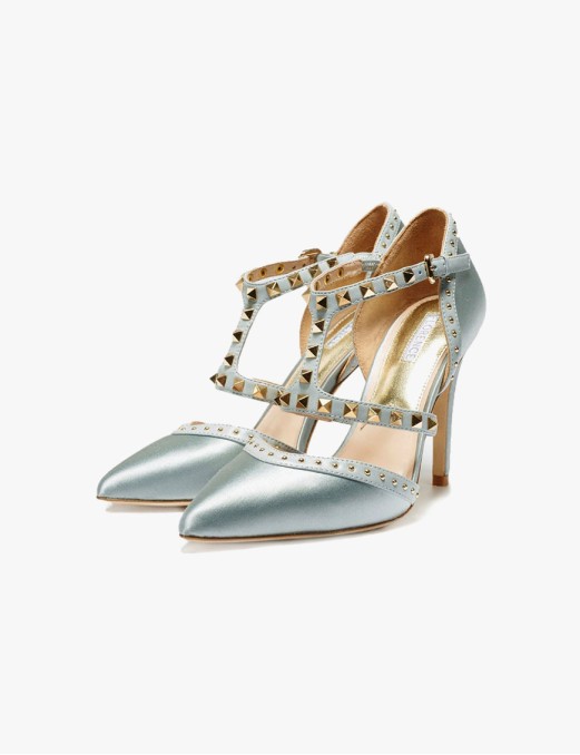 Glittery High Heels Sequins Wedding Heels