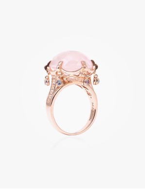 Exquisite Rose Gold Ring Eternity Wedding