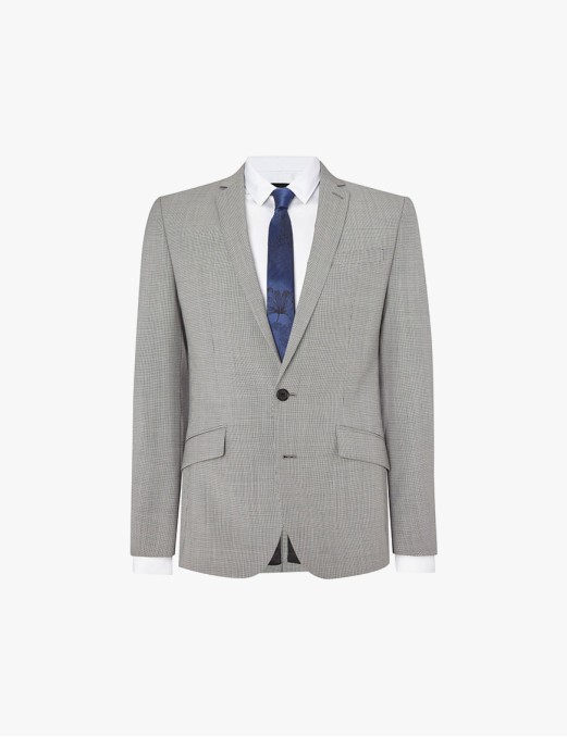 Custom made Light Gray Tailcoat Men Suit