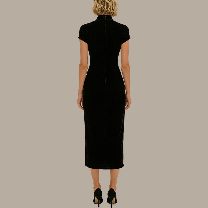 Fashionable women's slim-fit cheongsam