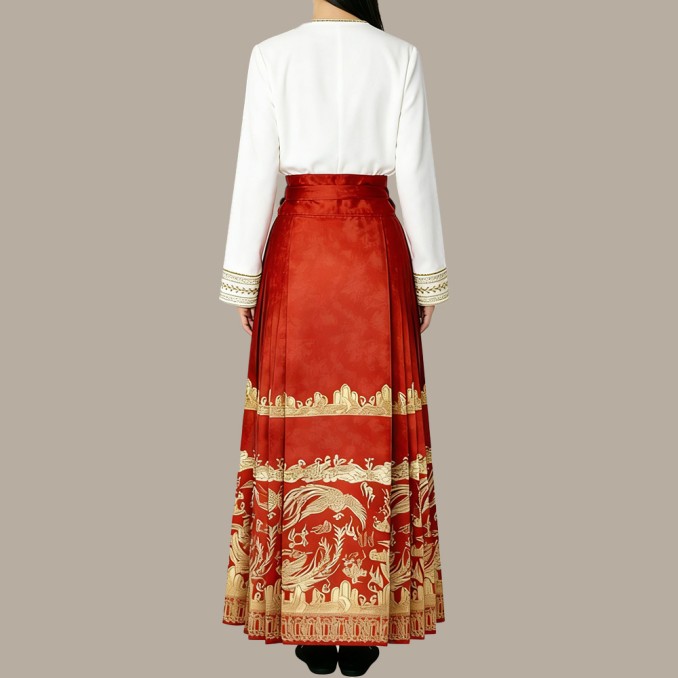 Lightweight and Breathable A-Line Mamian Skirt