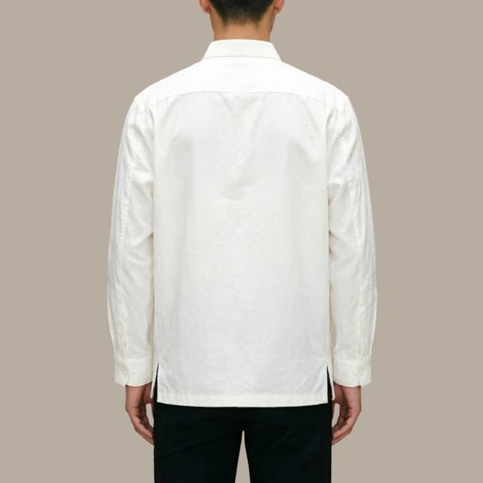 Minimalist Chinese-Style Anti-Bacterial Stand-Collar Top