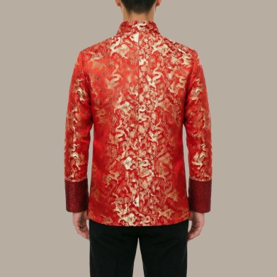 Breathable Chinese-Style Top with Stand Collar and Embroidery
