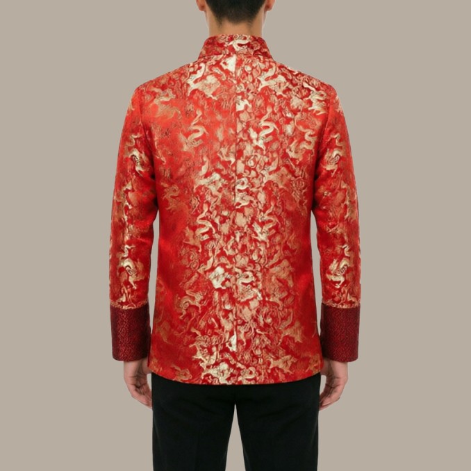 Breathable Chinese-Style Top with Stand Collar and Embroidery