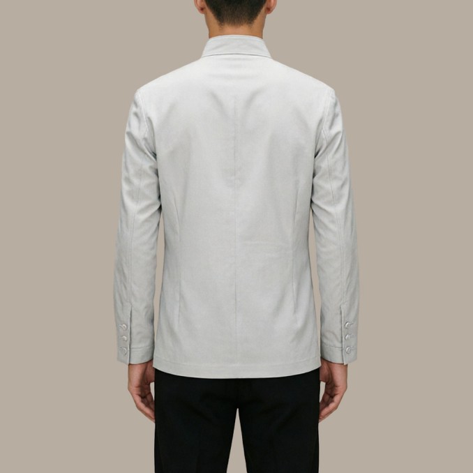 Pure Cotton Double-Breasted Stand-Collar Chinese-Style Top