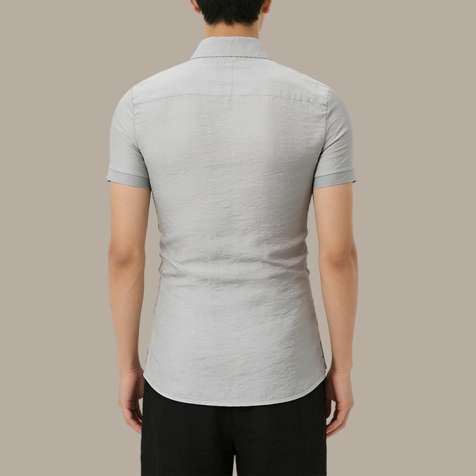 Stand-Collar Single-Breasted Breathable Tang Suit Top