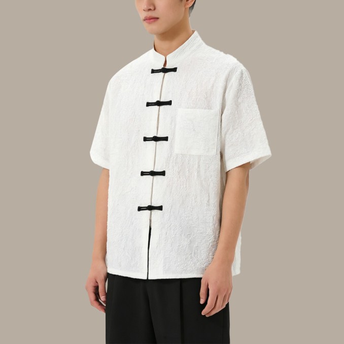Men's Solid-Color Breathable Lightweight Top