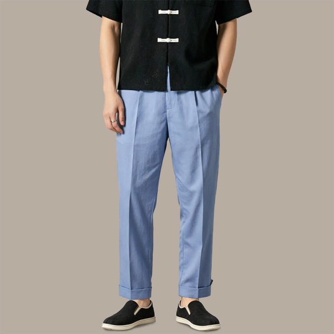 Men's Classic Straight-Leg Anti-Static Trousers